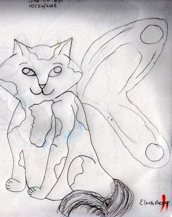Cat Fairy by ElmaBree